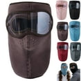 thumbnail image 1 of 2026 New Fleece Thermal Mask with Removable Goggles, Winter Breathable Warm Masks with Full Face Protection,Coffee, 1 of 7