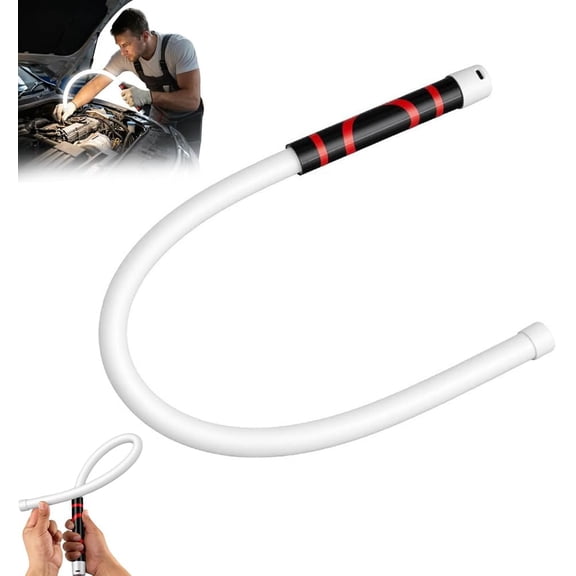 2026 New Flexible LED Work Light, 27" Bendable LED Flashlight Stick, High Lumen Rechargeable Inspection Light with 3 Modes for Mechanics, Car Repair, Engine Bay & Tight Spaces(1Pcs)