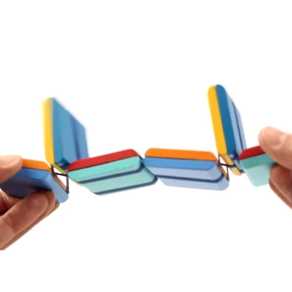 2026 New Flipo Flip Colorful Flap Wooden Ladder Change Visual Novelty Fidget