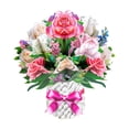 thumbnail image 1 of 2026 New Flower Bouquet Pop Up Card, Ngxiha Birthday Cards with Music & Lights for Women and Mothers Day Card, Flower Bouquet and Butterfly Gift for Wife Mom Grandma, with Envelope, 1 of 9