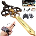 thumbnail image 1 of 2026 New Flying Battle Battle Sword RC | Dual Hand Gesture & Remote Control, RGB Light Drone With 360° Flips, 3-Speed Modes, Multiple Ways To Play(Black Gold 2 batteries,Dual control), 1 of 8
