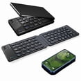 thumbnail image 1 of 2026 New Foldable Bluetooth Keyboard - Portable keyboard, rechargeable full-size ultra-thin design, suitable for smartphones, tablets and laptops running iOS, Android and Windows systems.,black, 1 of 13