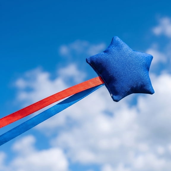 2026 New - Footbag Star Shaped Cloth Strips With Ropes And Thickened Cloth Are Used As Throwing Game Props.