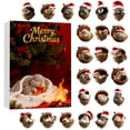 thumbnail image 1 of 2026 New Forest Animal Advent Calendar - 24pc Rustic Acorn & Animal Ornaments, Cozy Nature-Themed Christmas Countdown Calendar, 2D Acrylic Hanging Ornaments for Xmas Tree Backbag Decorations, 1 of 4