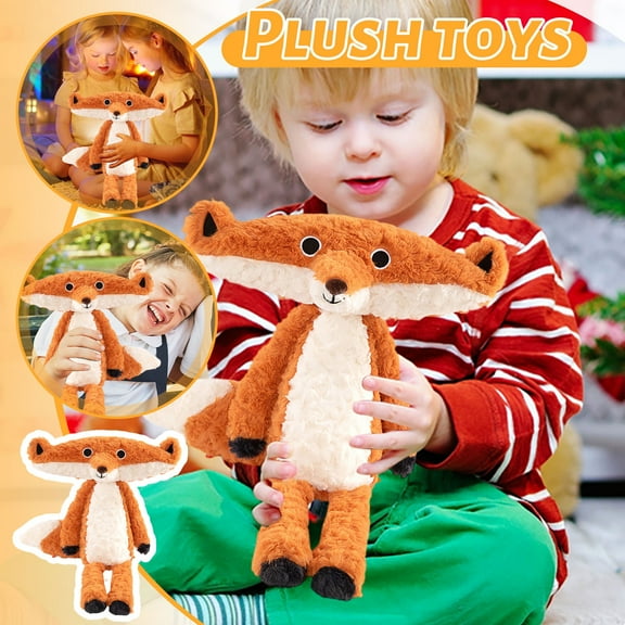 2026 New Fox Plush Toys, Stuffed Animals Toys Fox Soft Pillow Toys, Best-Selling Funny Dolls, Stuffed Toys, Cloth, Best Birthday Gifts for Holiday Xmas Easter for Friend
