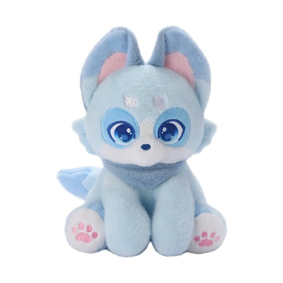 2026 New Fox Plush Toys, Stuffed Animals Toys Fox Soft Pillow Toys, Foxes Plush Toy Sleeping The Bed (Without Label) Best Birthday Gifts for Holiday Xmas Easter for Friend (Plush Toys, Blue)