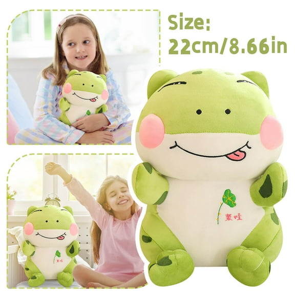 2026 New Frog Plush Toys, Stuffed Animals Toys Frog Soft Pillow Toys, Cute and Perfect Birthday Gifts, Best Birthday Gifts for Holiday Xmas Easter for Friend and Family