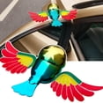 thumbnail image 1 of 2026 New Fun Flaps Wings Flying Companion Birds Car Sticker Decor for Car Rearview Mirror, Simulation Flying Bird Motorcycle Car Creative Ornament, Wind Powered Car Flying Bird (A 1PC), 1 of 7