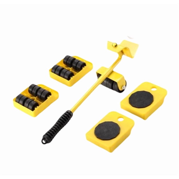 2026 New Furniture Lift Tool Set - With Adjustable Height Lifting Tool Pole & 4 Wheels, Easy Lift System for Sofa Bed Refrigerator, Appliance Mover Dolly Home Office