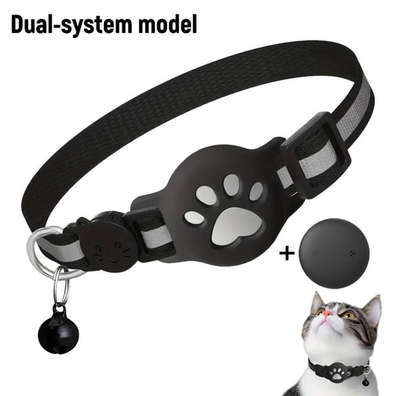 2026 New GPS Pet Finder Node for Pets Dual-System Apple & Android,No Monthly Fee,Real-Time Location,Geofence Alerts,IP68 Waterproof Smart Collar for Cats,Dogs,Keys & Elderly