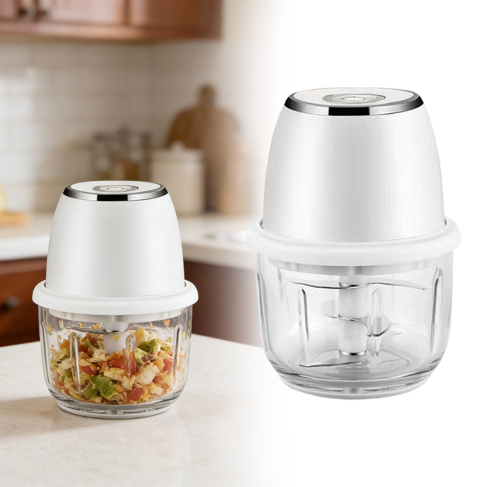 2026 New Garlic Chopper, Vegetable Chopper Processor,Portable Rechargeable Cordless Chopper for Onion, Meat & 350ml – User-Friendly, Compact, and Multi-Functional,mini blender,electric garlic chopper
