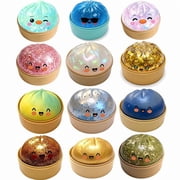 2026 New Giant Glitter Dumpling Glitter Dumpling Squish Box for Stress Relief, More Surprises Crazy Gifts for Fun