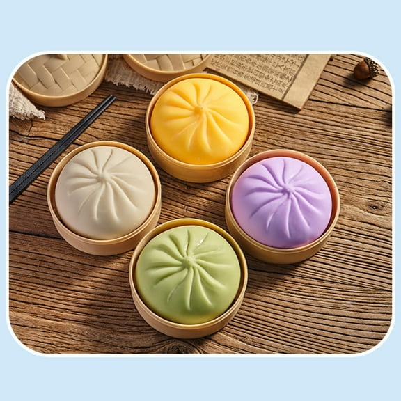 2026 New Giant Mystery Dumpling Squishy, Giant Squishy Dumpling, Super Mega Rainbow Mystery Dumplings, Jumbo DumplingSquishy 4PCS