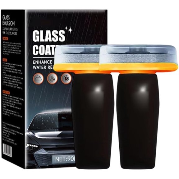 2026 New Glass Oil Film Remover for Car Windows Brush 2 Pack