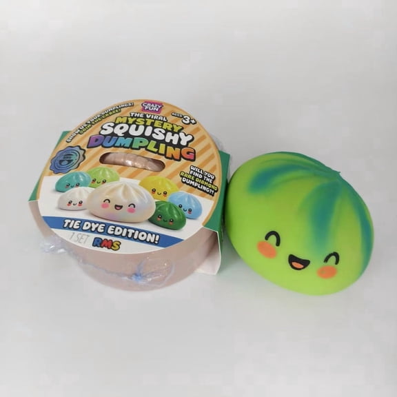 2026 New Glitter Squishies Dumpling, Rainbow Giant Dumpling with Box,Squeeze Stress Relief Ball with Steamer Box for Stress Relief, More Surprises