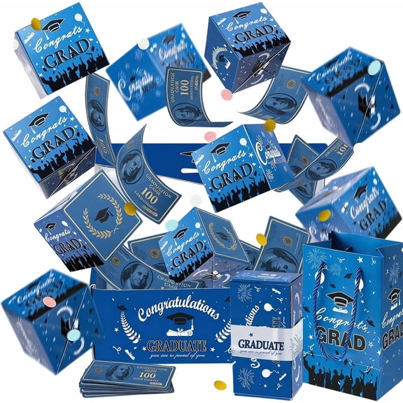 2026 New Graduation Explosion Gift Box, Folding Explosion Surprise Pop Up for Graduates