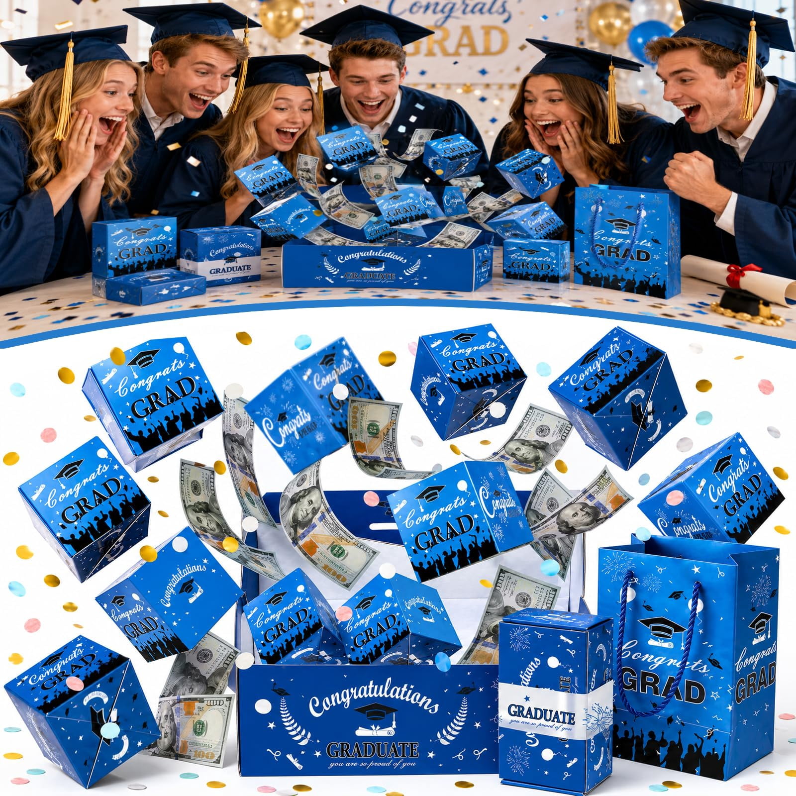 2026 New Graduation Surprise Pop-Up Gift Box, Fun Interactive Party ...