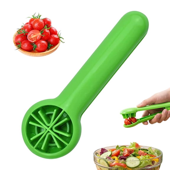 2026 New Grape Cutter Slicer, Fruit Slicer Handheld Into 4 Pieces for Vegetable Fruit Salad, Quarter Grape Slicer Kitchen Gadget