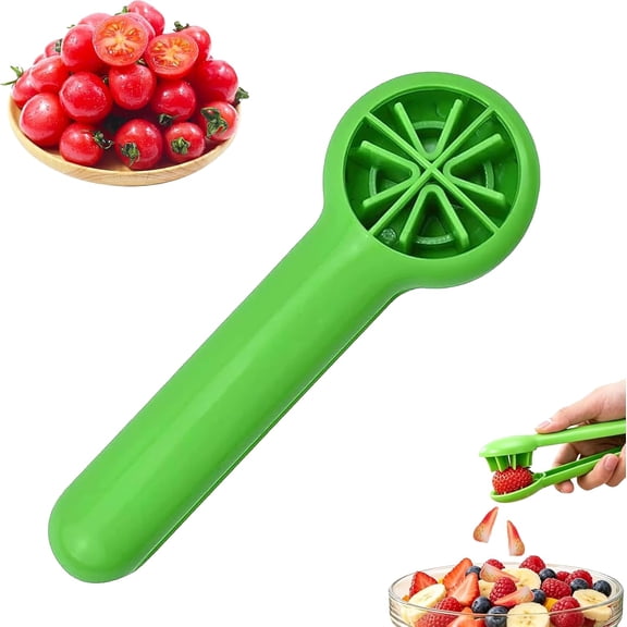 2026 New Grape Quarter Slicer Cuts Fruit Into 4 Pieces, Portable Fruit Slicer for Salad Kitchen Gadget 1 Count