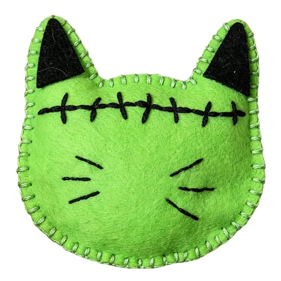 2026 New Halloween Cat Toys - Organic Catnip Fillers for Anxious Kittens Needing Calming Play (Frankenstein’s Cat)
