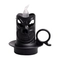 thumbnail image 1 of 2026 New Halloween Decor Jack-O-Lantern Light Up, Halloween Candle Lamp Small Oil Light, Tabletop Bony Head Candle Light Decor, Halloween Home Fall Ornaments for Home and Party, 1 of 6