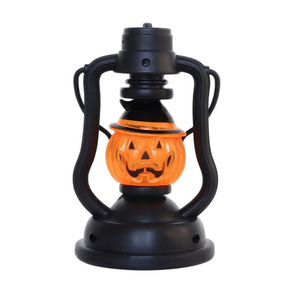 2026 New Halloween Decor Pumpkin Light Up, Tabletop Mini Lighted Pumpkin Lantern Decor, Indoor Halloween Home Fall Ornaments for Porch and Indoor Home Office Desk Decor