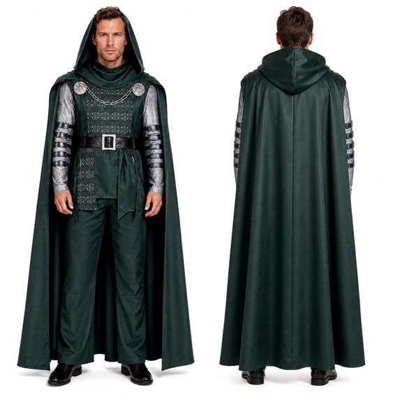 Popular 043 2026 New Halloween Doom Warden Cosplay Costume, Dark Overlord Costume ...