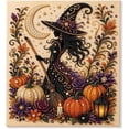 thumbnail image 1 of 2026 New Halloween Ghost Pearl Art DIY Kit, 3D Pearl Mosaic Craft Set, Beginner Friendly Handmade Pearl Painting, Cute Ghost Pumpkin Art, Halloween Gifts for DIY Craft Lovers (Witch), 1 of 8