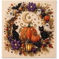 thumbnail image 1 of 2026 New Halloween Ghost Pearl Art DIY Kit, 3D Pearl Mosaic Craft Set, Beginner Friendly Handmade Pearl Painting, Cute Ghost Pumpkin Art, Halloween Gifts for DIY Craft Lovers (Black Cat), 1 of 8