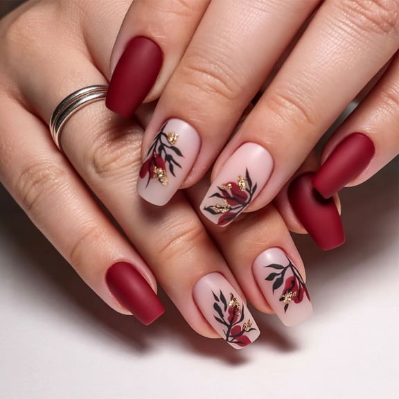 2026 New Halloween Press on Nails Short Almond Shaped Fake Nails with Bat Skull Spider Web Designs Press on Nails Short Full Cover Glue on Nails Halloween Stick on Nails Manicure for Girls 24Pcs