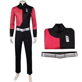 2026 New Halloween Starshield Teen Cosplay Costume, Onesie Costume Set, Cosplay Set Include Jumpsuit, Belt, Halloween Outfits for Adult, L