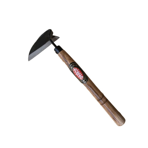 2026 New Hand Hoe Japanese Garden Tool,12.5inch Hand Hoe/Sickle Weed Puller Tool, Sharp Composite Steel Handing Weeder with Wood Handle for Digging, Weeding, Uprooting in Vegetable Gardening
