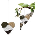 thumbnail image 1 of 2026 New Handmade Fiber Bird Nesting Heart,Bird Nesting Material Holder,Refillable Birds Heart Shape Hummingbird Nesting,Hummingbird Houses Nester Winter Shelter Nature for Garden Birdhouse,7"x7.8", 1 of 7