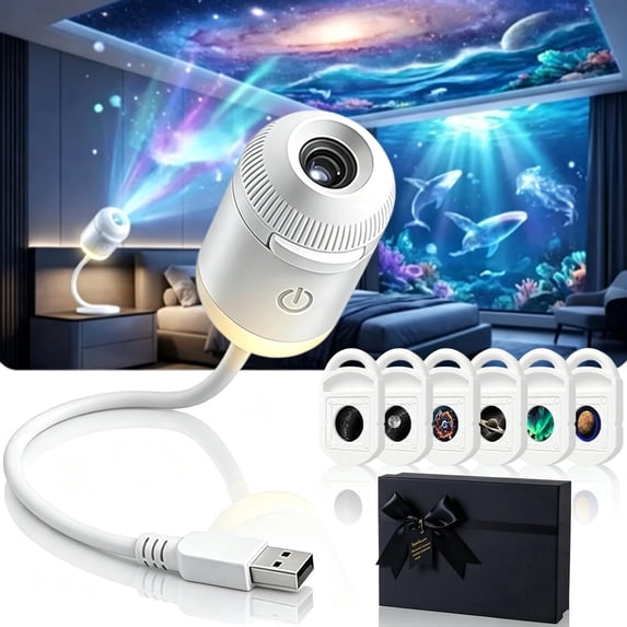 RIMXUTS 2026 New Hd Smart Dynamic 5d Holographic Night Light Projector ...