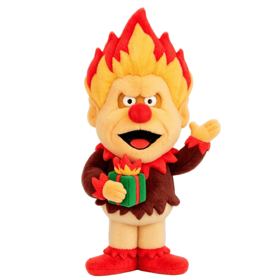 2026 New Heat Miser & Snow Miser Plush Toy Set, Festive 11.8" Plushies for Christmas & Halloween, Cute Collectible Stuffed Dolls for Christmas Decorations