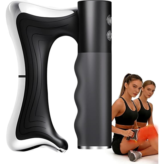 Heated Muscle Scraping Tool, Electric Fascia Knife Massager Heating and Vibration, Full Body Contouri, Electric Fascia Knife Massager Heating and Vibration, Full Body Contouring Device, Muscle Relief