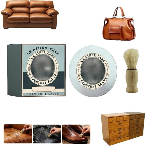 2026 New Heidelux -Furniture Repair Salve   Applicator Brush, Leather & Furniture Repair Salve with Brush, Polisher, For Couches And Furniture, Repair Salve For Car Seats, Wood, And Vinyl