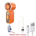thumbnail image 1 of 2026 New High-Speed Handheld Ice Pack Fan with Digital Display, Turbo, Violent High Wind Power, Semiconductor Fan, 100-Speed Cooling Fan, with Lighting Function, Foldable Fan, Outdoor Travel Fan, 1 of 20