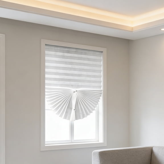 2026 New Home Decor Window Blinds No Drill Cut To Size Clip On Stick Adhesive Temporary Blinds Pleated Paper Blinds For Windows Doors Shades For Home Nurs