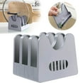 thumbnail image 1 of 2026 New! Homng Multifunctional Pot Lid Storage Rack (Gray) for Cabinet Pot Lid Holder and Pan Rack in Kitchen Lid Rack for Pans Pots Bakeware Plates Cookie Sheets Trays Cutting Boards, 1 of 9