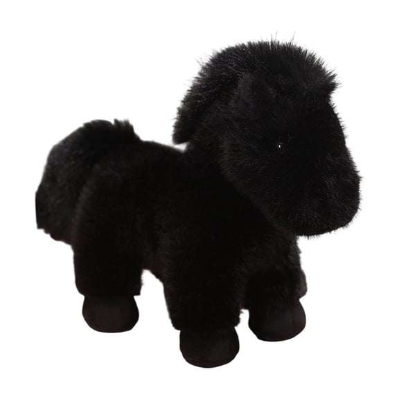 2026 New Horse Plush Toys, Stuffed Animals Toys Horse Soft Pillow Toys, Cute and Fun Little Horse S - Soft, Best Birthday Gifts for Holiday Xmas Easter for Friend and Family (Horse, Black)