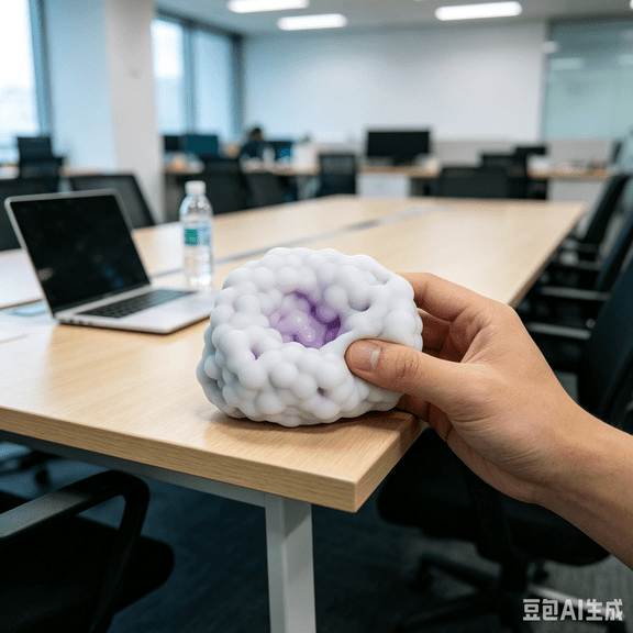2026 New Ice Skin Crunchy Squishy Balls Noisy Fidget Sensory Toys for Relaxation and Anxiety Management