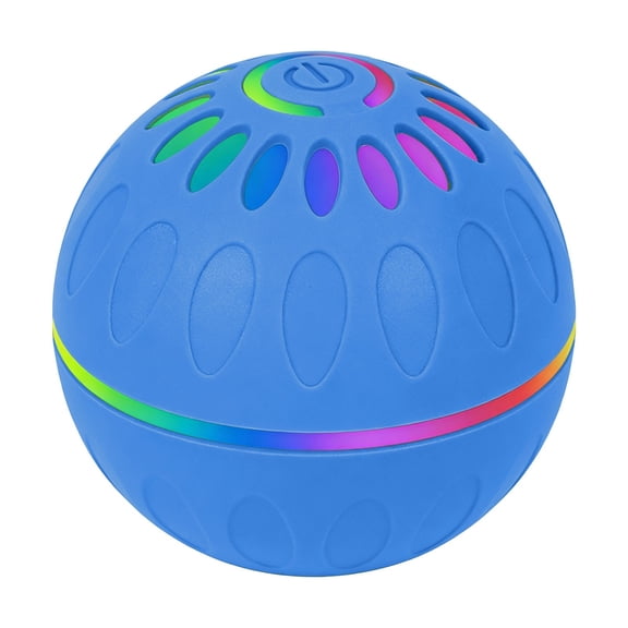 2026 New Interactive Dog Toys Self-Driving Jumping Ball with Intelligent Movement Anti-Chew and LED Lights to Prevent Boredom and Training for Small Medium Large Dogs USB Rechargeable
