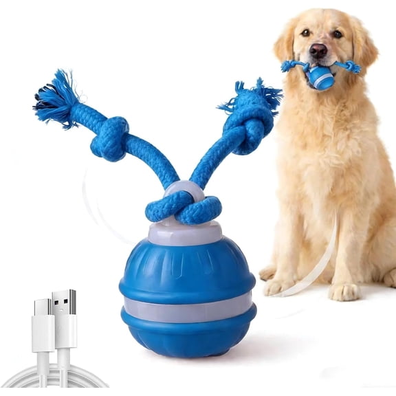 2026 New Interactive Smart Rolling Pet Ball – Motion-Activated Squeaky Chase Toy for Small, Medium & Large Dogs