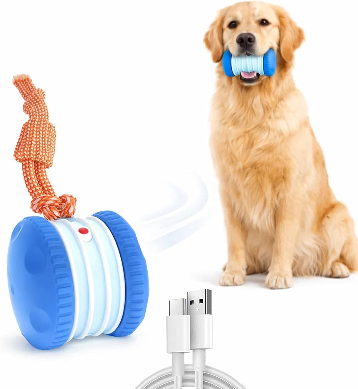 2026 New Interactive Smart Rolling Pet Ball – Motion-Activated Squeaky ...