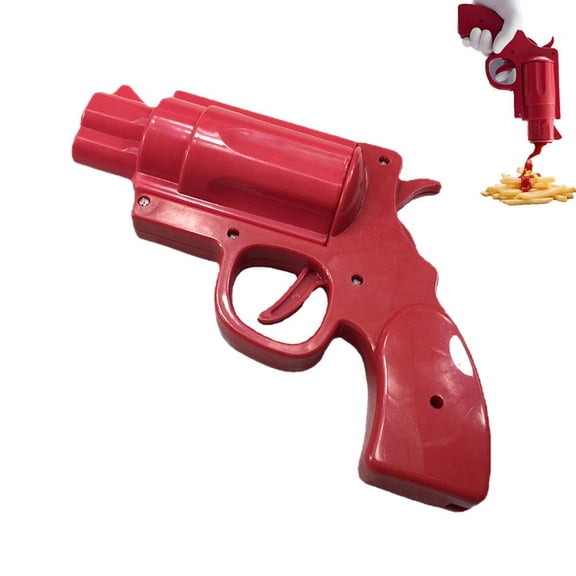 2026 New Ketchup Dispenser,Novelty Kitchen Sauce Spice Gun Set,Resturant Condiment Dispenser Bottle Indoor Outdoor Grill for BBQ, Mustard, Syrup & More, Camping & Picnics,Kitchen Gadgets