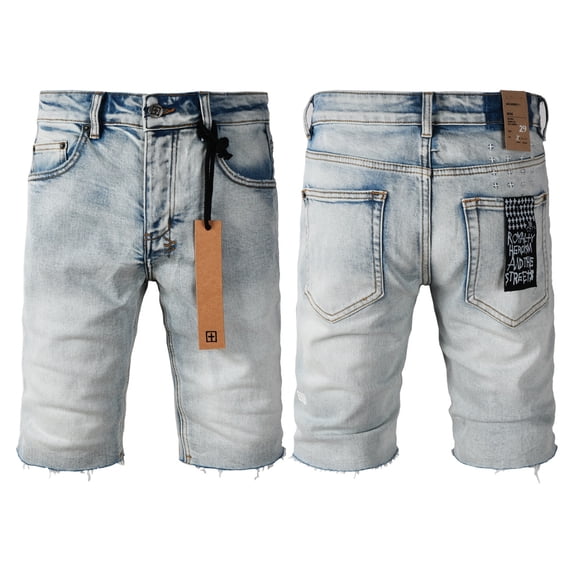 2026 New Ksubi Mens Jean Shorts Casual Ripped Slim Fit Denim Shorts Stretch Skinny Summer Streetwear Short