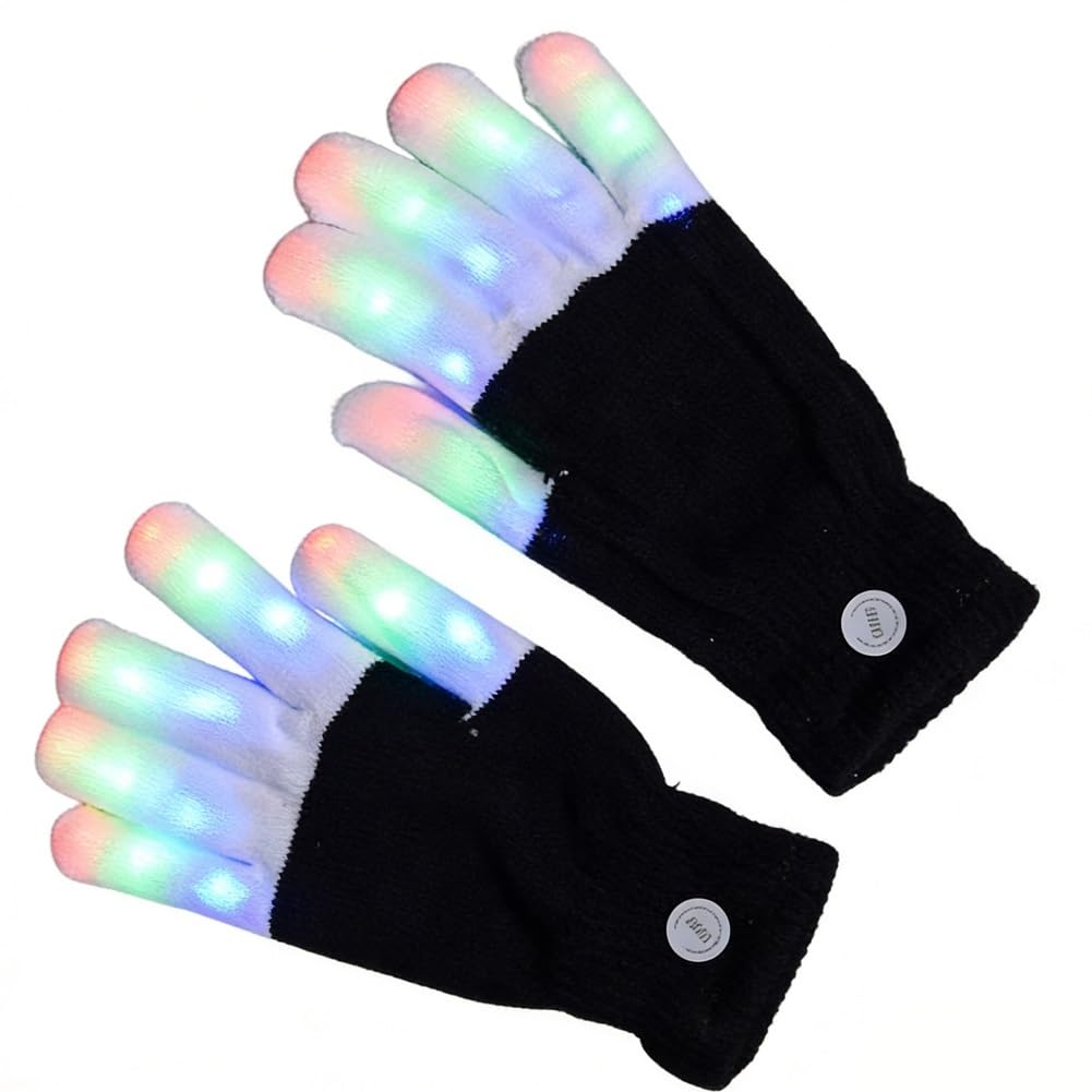 Led Finger Pull 2026 New LED Luminous Fingertip Gloves | 7 Vibrant Lighting Modes ...