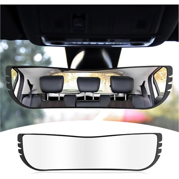 2026 New Large Car Angel View Mirror, Wide Angle Rear view Mirror to Reduce Blind Spots, Universal Interior Car Accessory