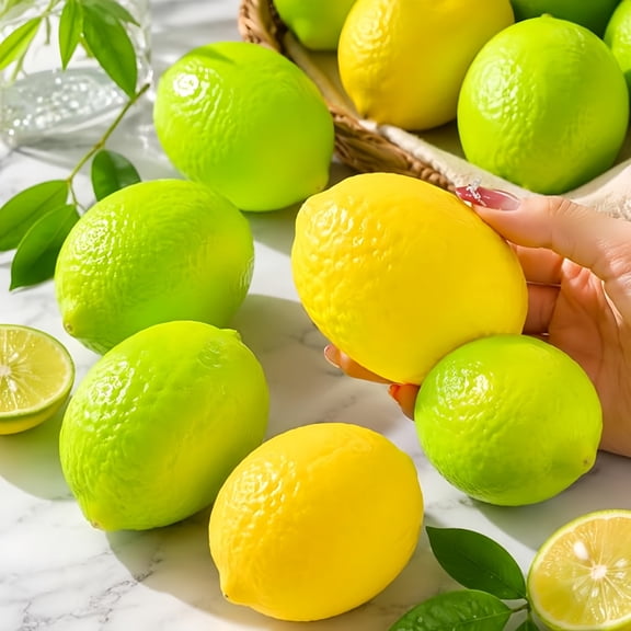 2026 New Lemon Squeeze Handmade , Realistic Fake Lemon Food Stress Ball, Mashed Lemon Skin Soft Filled Squeezes for Anxiety Relief, Squeeze Shapeable for Adults Party Favors Gift